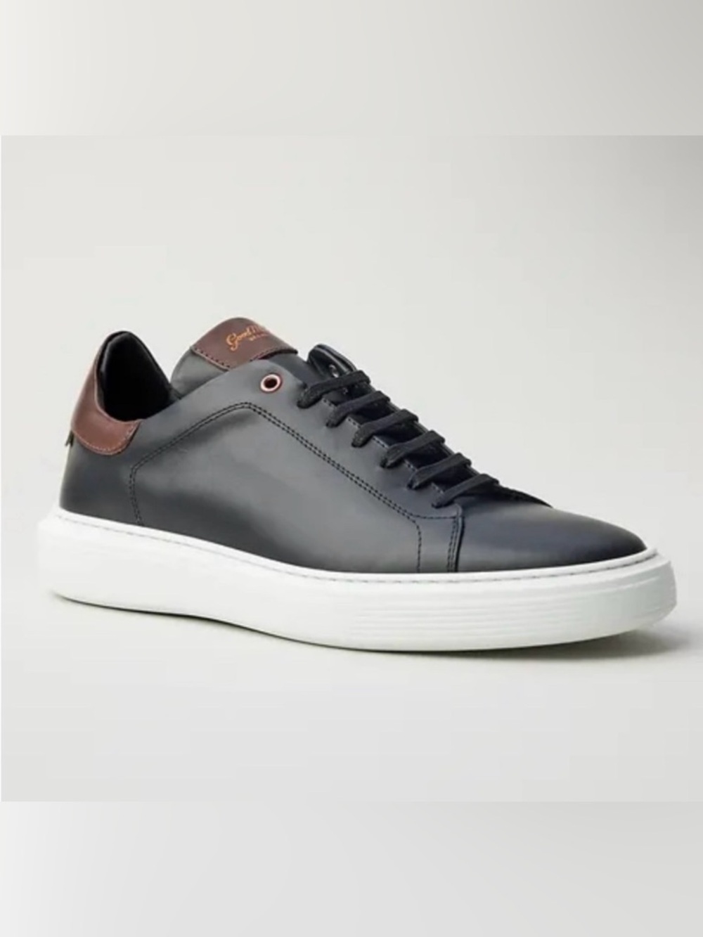 GOOD MAN BRAND Legend London Sneaker Nappa Leather Black / Dark Vachetta